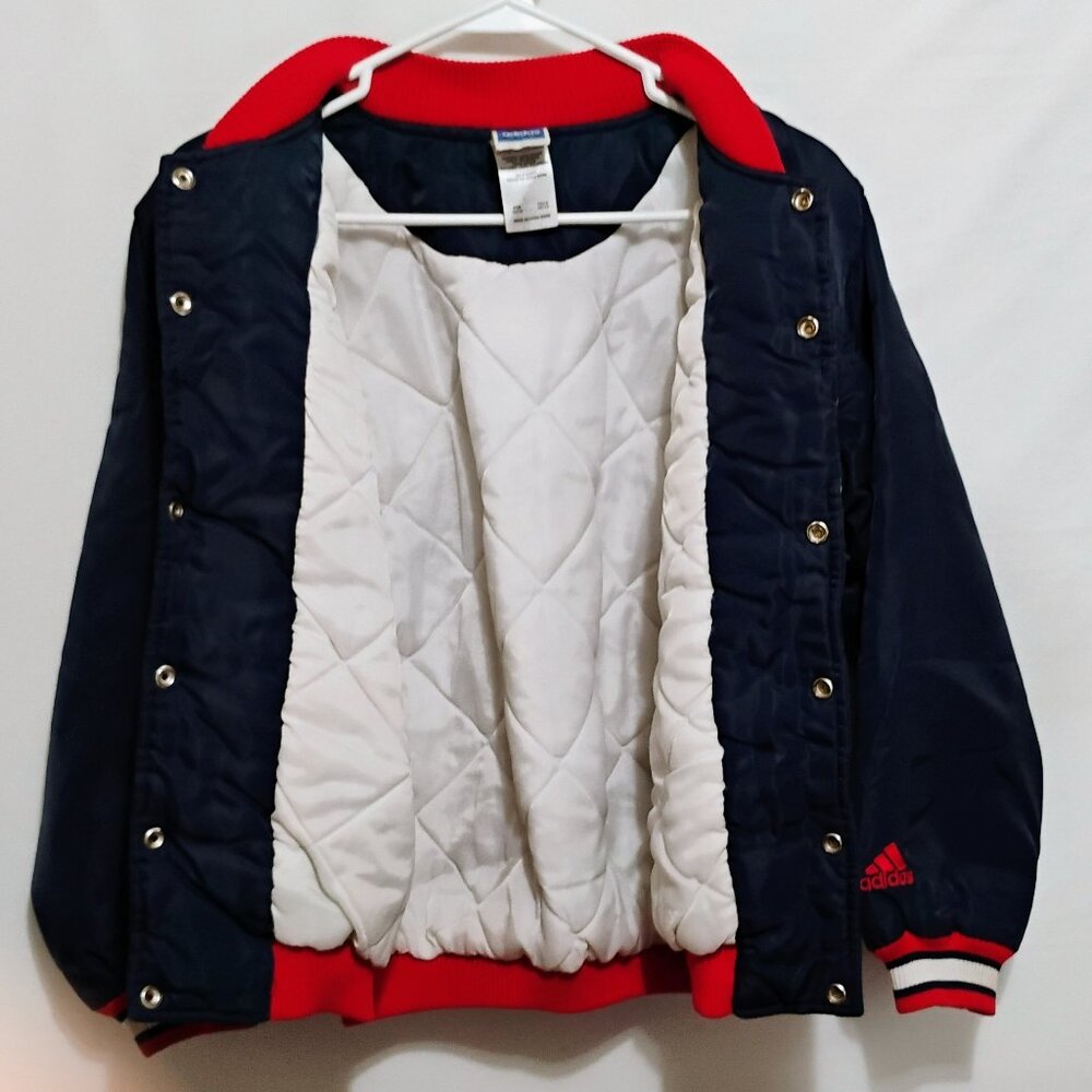 Vintage ADIDAS Cleveland Indians Jacket Chief Wahoo Youth M 10/12 - Picture 3 of 9